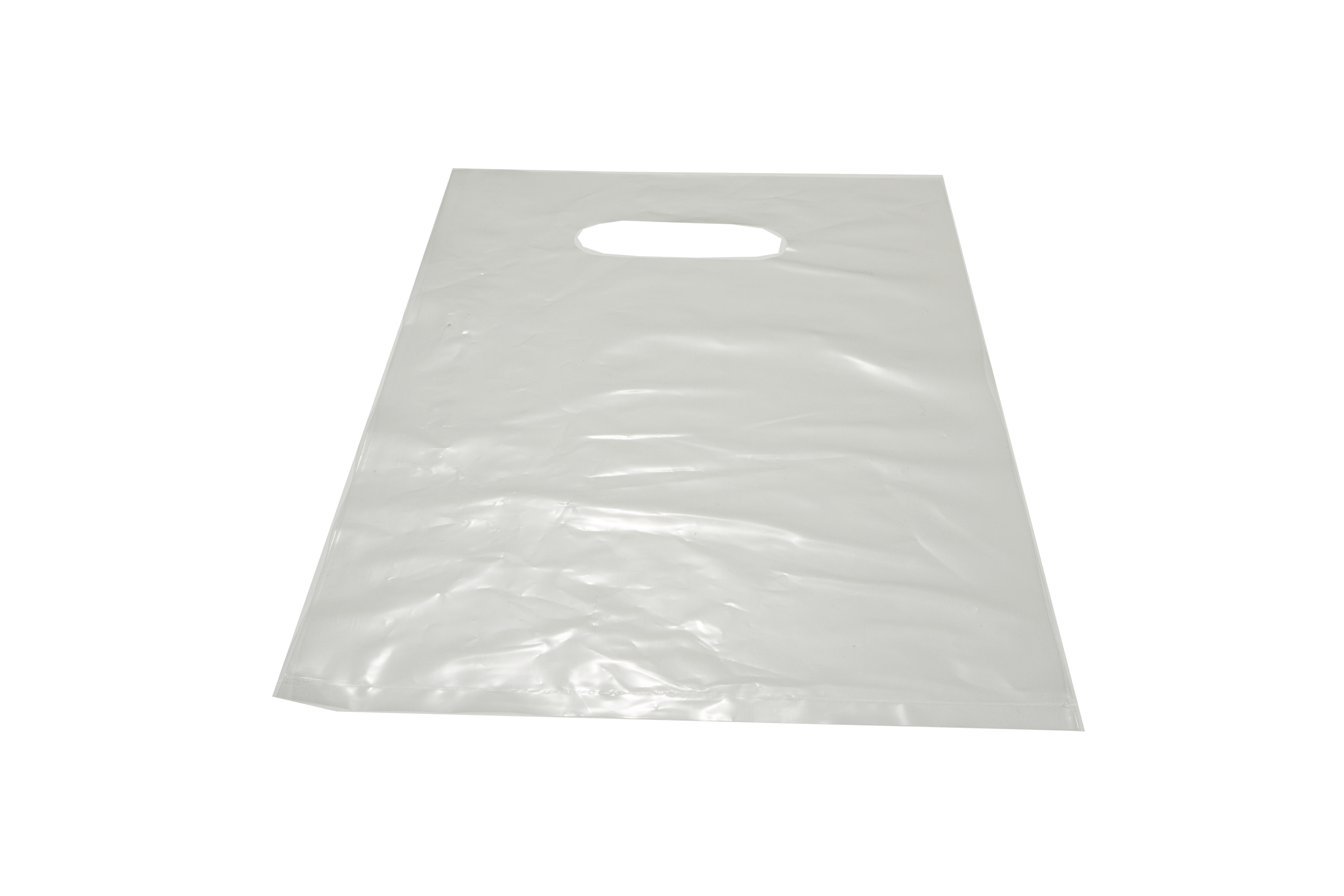 Clear Polythene Carrier Bags 8