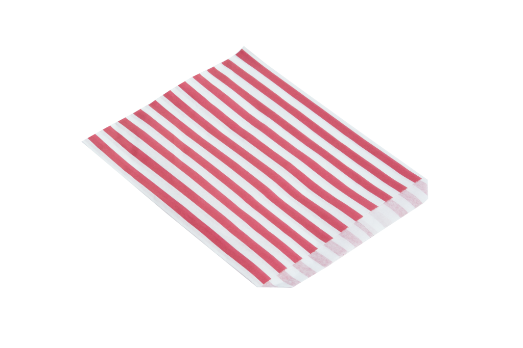 Red and White Stripe Paper Bags 7