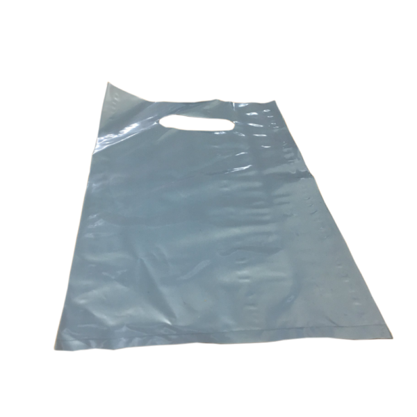 Silver Polythene Gift Carrier Bags 8