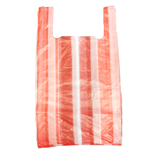 Red & White Striped Carrier Bags 11