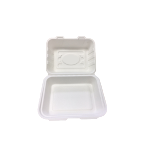 Biodegradable Sugarcane 7 x 6 Burger Box