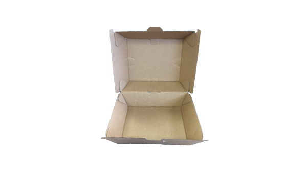 Medium Corrugated Brown Burger Boxes 100/pack